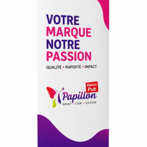 Roll-Up Publicitaire Standard 85×200 cm