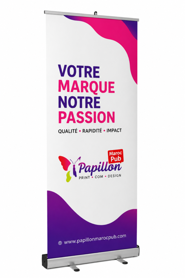 Roll-Up Publicitaire Standard 85×200 cm